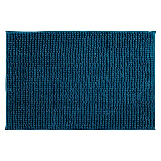MSV Alfombra para baño Chenille (40 x 60 cm, Azul oscuro)