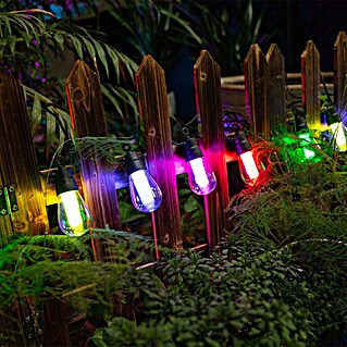LED solarna svetlobna veriga (Za zunanjo uporabo, 8 m, RGB)