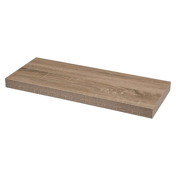 Regalux Wandboard (24 x 118 x 3,8 cm, Eiche, Belastbarkeit: 12 kg)