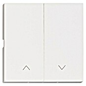 Schrack Serienschalter Visio S 55 (L x B x H: 55 x 27,5 x 7 mm, Weiß, Kunststoff, mit Pfeilen) | BAUHAUS
