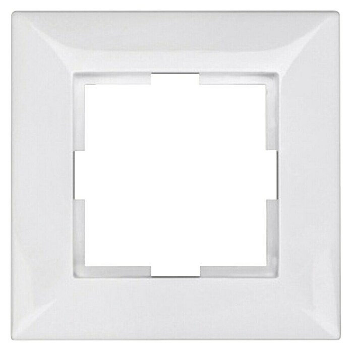 Schrack Abdeckrahmen Visio S 50 (1-fach, Weiß, Kunststoff) | BAUHAUS