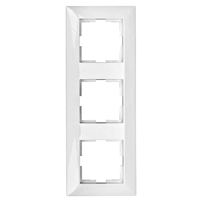 Schrack Abdeckrahmen Visio S 50 (3-fach, Weiß, Kunststoff) | BAUHAUS