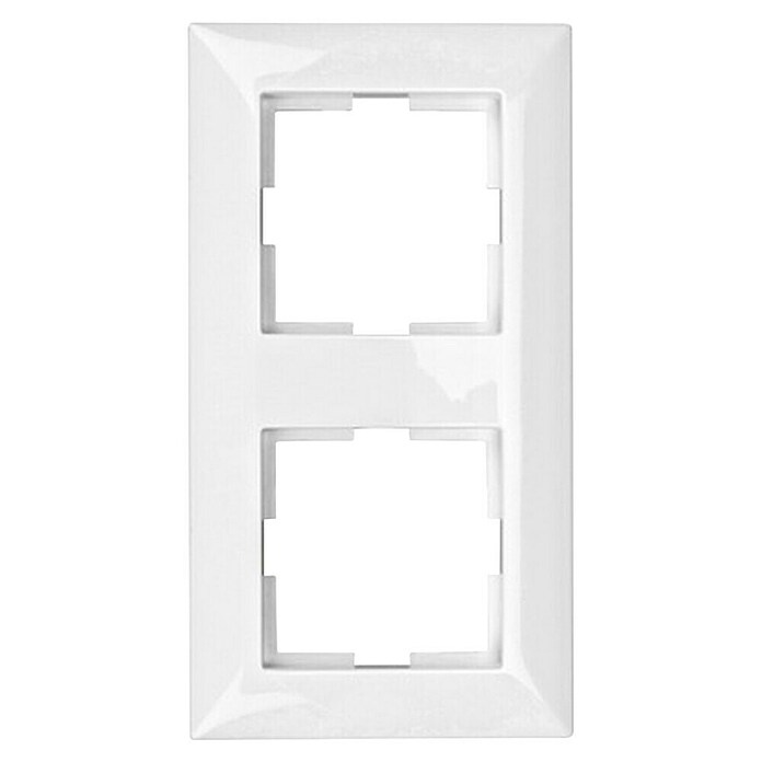 Schrack Abdeckrahmen Visio S 50 (2-fach, Weiß, Kunststoff) | BAUHAUS