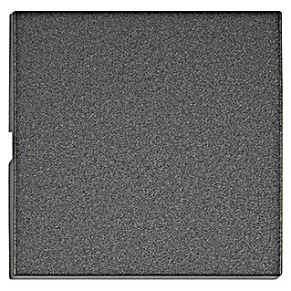 Schrack Wippschalter Visio S 50 (L x B x H: 50 x 50 x 7 mm, Anthrazit, Kunststoff)