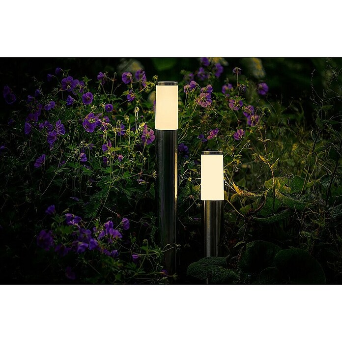 Garden Lights Sokkellamp voor buiten Lunia 12V Zwart (12 V, 1,8 W, Hoogte: 440 mm, Antraciet) | BAUHAUS