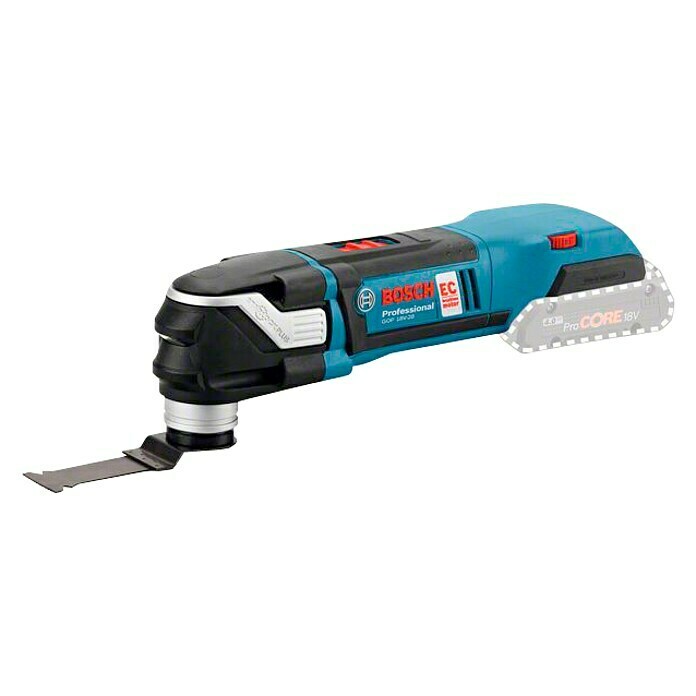 Bosch Professional Akku-Multifunktionswerkzeug GOP 18V-2818 V, Ohne Akku, ± 1,4°, 8.000 U/min - 20.000 U/min, Kunststoffkoffer Unknown