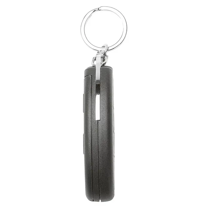 Homematic IP Funkfernbedienung Schlüsselanhänger Alarm HmIP-KRCA - Schwarz, 14 x 38 x 75 mm - Schlüsselanhänger mit silberfarbenem Ring und metallischem Akzent. Ein praktisches und stilvolles Accessoire für Ihre Schlüssel.