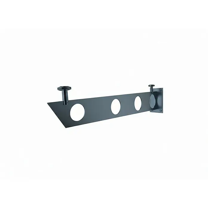 Glaszentrum Hagen Vordach 200x90 cm Klarglas Glasvordach - S-Halter in RAL7016 - Anthrazit RAL7016