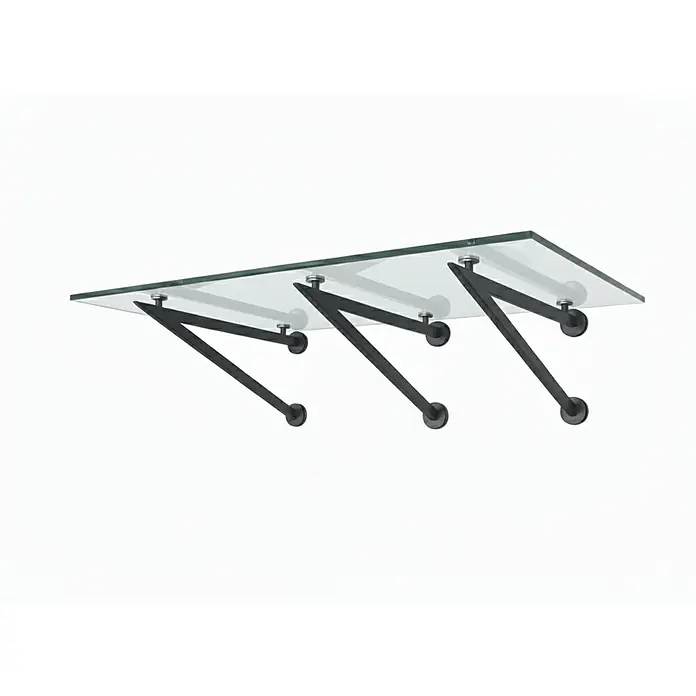Glaszentrum Hagen Vordach - 250 x 90 x 40 cm