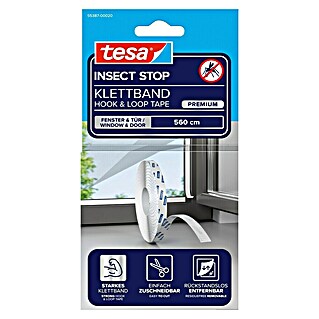 Tesa Insect Stop Cinta para mosquitera Comfort (Largo: 5,6 m, Antracita)