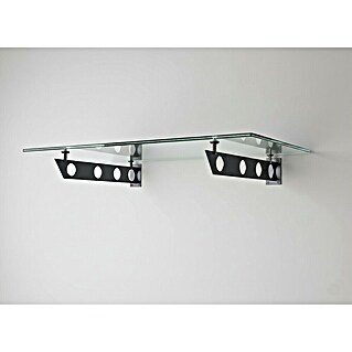 Glaszentrum Hagen Vordach (180 x 90 x 25 cm, Schwarz)