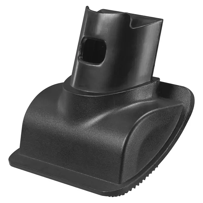 Ryobi Akku-Handstaubsauger RHV44-220G - 8 V, 2 Akkus, 2 Ah, Behältervolumen: 0,15 l - Schwarze, texturierte Kunststoff-Bürstendüse mit breiter Basis und Anschluss für einen Staubsaugerschlauch.