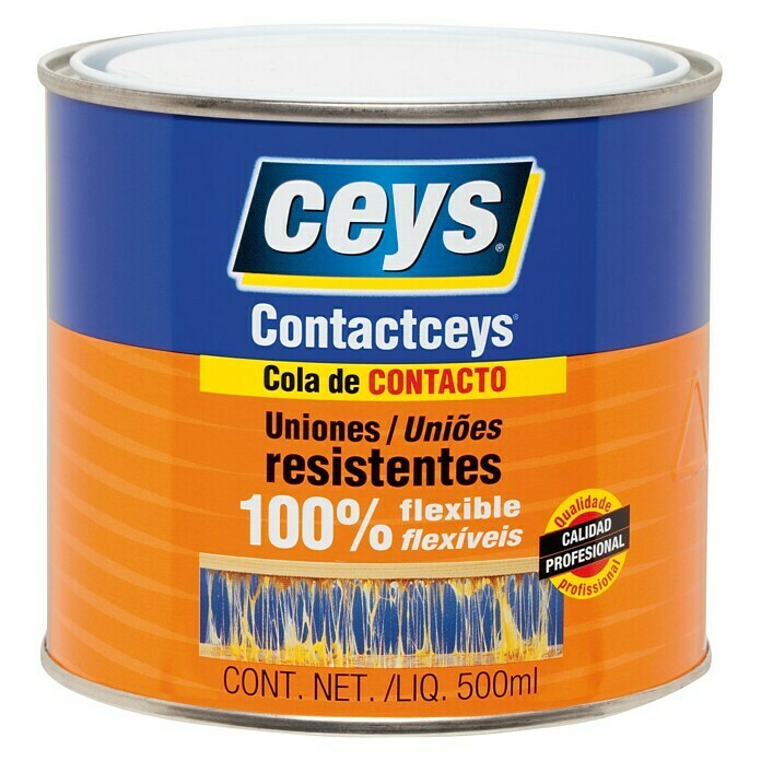Ceys Adhesivo de contacto (500 ml, Para exterior)