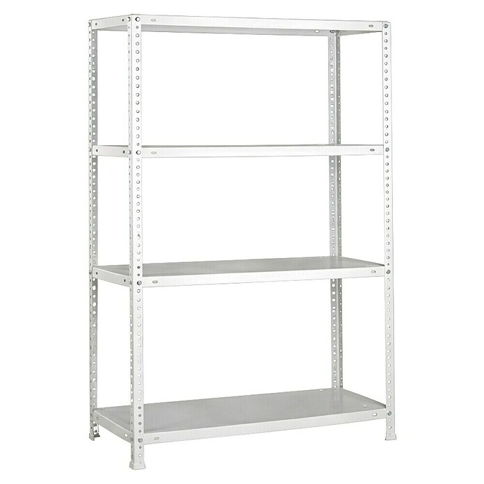 Simonrack Simonclassic Estantería metálica Comfort Mini (Al x An x Pr: 150 x 80 x 40 cm, Capacidad de carga por balda: 100 kg, Número de baldas: 4 ud., Atornillado, Galvanizado) | BAUHAUS