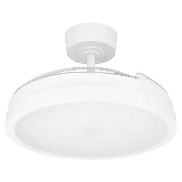 Eglo Deckenventilator Malpica - Weiß, 98 cm - Weißer, moderner Deckenventilator mit integrierter LED-Leuchte.