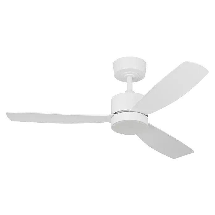 Eglo Deckenventilator Bonassola - Weiß, 106 cm - Weißer Deckenventilator mit drei Flügeln.