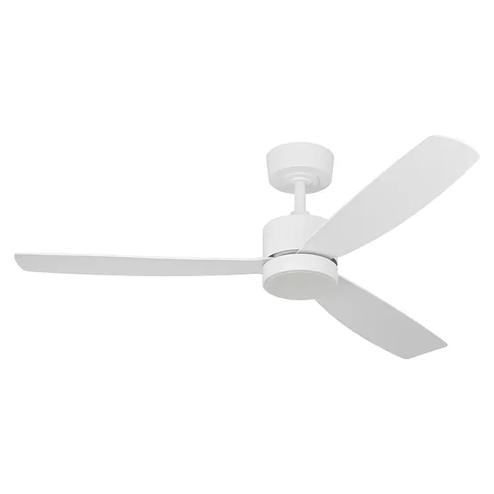 Eglo Deckenventilator Bonassola - Weiß, 132 cm - Weißer Deckenventilator mit drei Flügeln zur Deckenmontage.