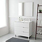 Conjunto de mueble de baño Riva (Ancho: 80 cm, Blanco, 3 pzs.) | BAUHAUS