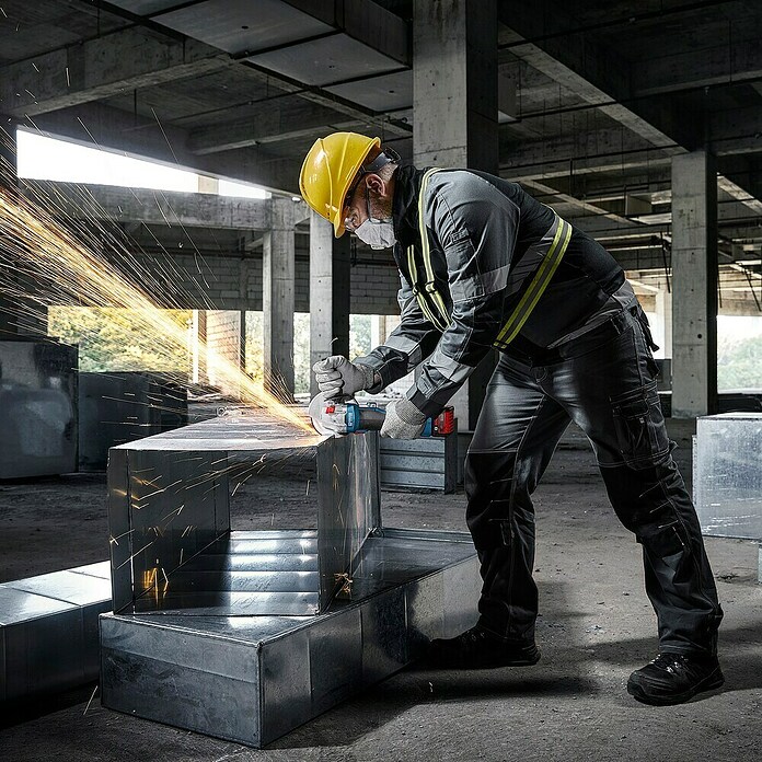 Bosch Professional AMPShare 18V Akku-Winkelschleifer GWS 18V-8 Pro Solo (18 V, Ohne Akku, Durchmesser Scheibe: 125 mm) | BAUHAUS