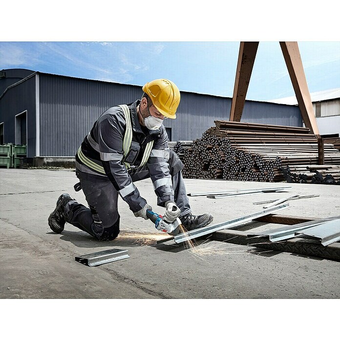 Bosch Professional AMPShare 18V Akku-Winkelschleifer GWS 18V-8 Pro Solo (18 V, Ohne Akku, Durchmesser Scheibe: 125 mm) | BAUHAUS