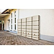 4rain Wandtank Slim (Gesamt Fassungsvermögen: 1 400 l, Sandbeige, Kunststoff) | BAUHAUS