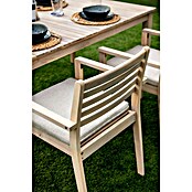 Sunfun Silla de jardín Nour (L x An x Al: 60 x 56 x 84 cm, Natural, Madera de acacia) | BAUHAUS