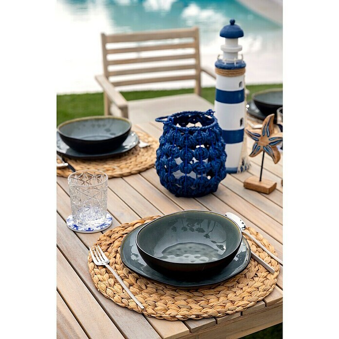 Sunfun Silla de jardín Nour (L x An x Al: 60 x 56 x 84 cm, Natural, Madera de acacia) | BAUHAUS