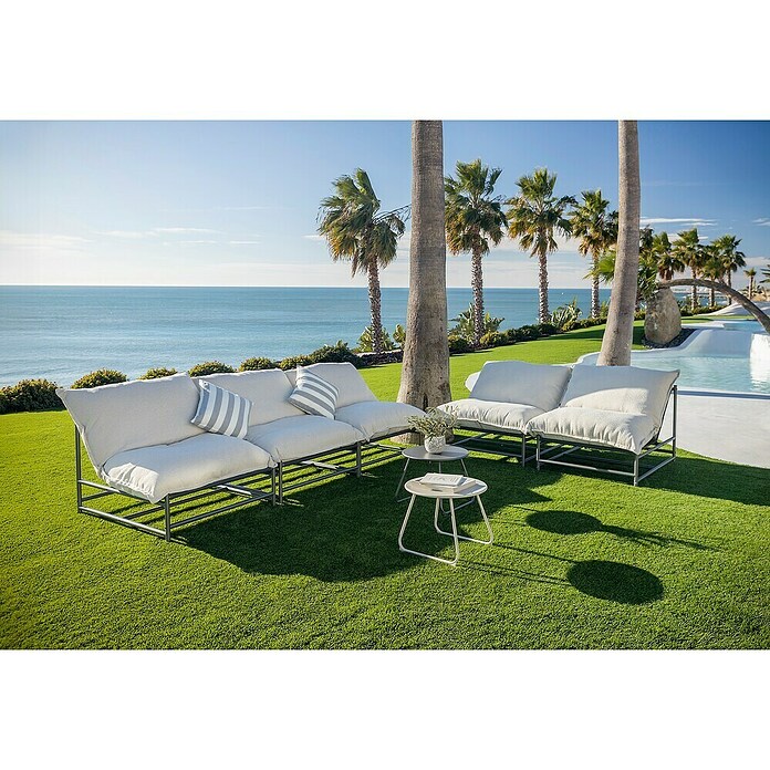Sunfun Sillón de jardín Lumi (An x Pr x Al: 103,5 x 87 x 71,5 cm, Antracita/Gris, Textiline/Acero) | BAUHAUS