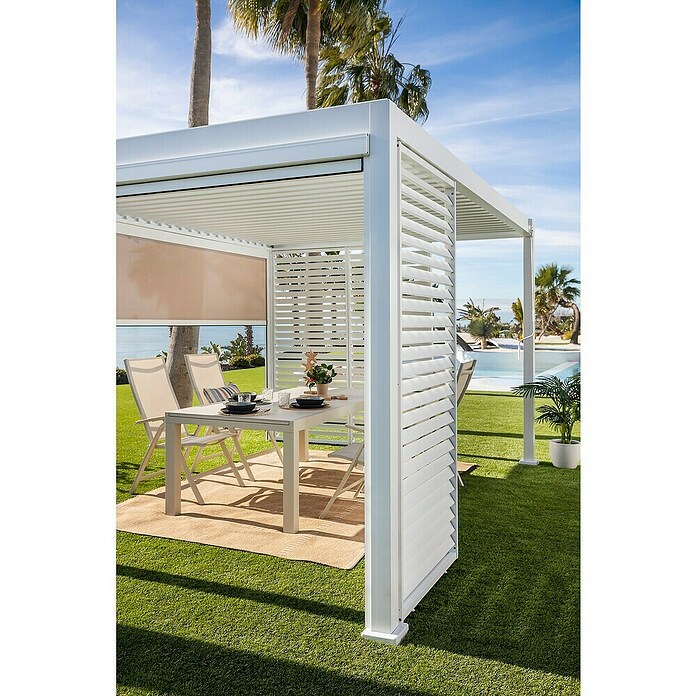 Sunfun Maja Sillón de posiciones (Aluminio, Respaldo regulable, Beige, An x Pr x Al: 61 x 68 x 110 cm) | BAUHAUS