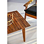 Sunfun Conjunto de muebles Edis (4 pzs., Madera de acacia, Marrón/Antracita) | BAUHAUS