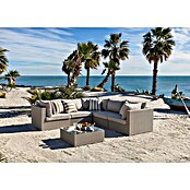 Sunfun Conjunto de muebles Ocala II (6 pzs., Ratán sintético/Aluminio, Crema) | BAUHAUS