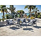 Conjunto de muebles Wesely (4 pzs., Acero/Poliéster, Gris) | BAUHAUS
