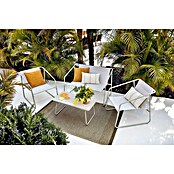 Conjunto de muebles Kateli (4 pzs., Acero/Textiline, Beige) | BAUHAUS