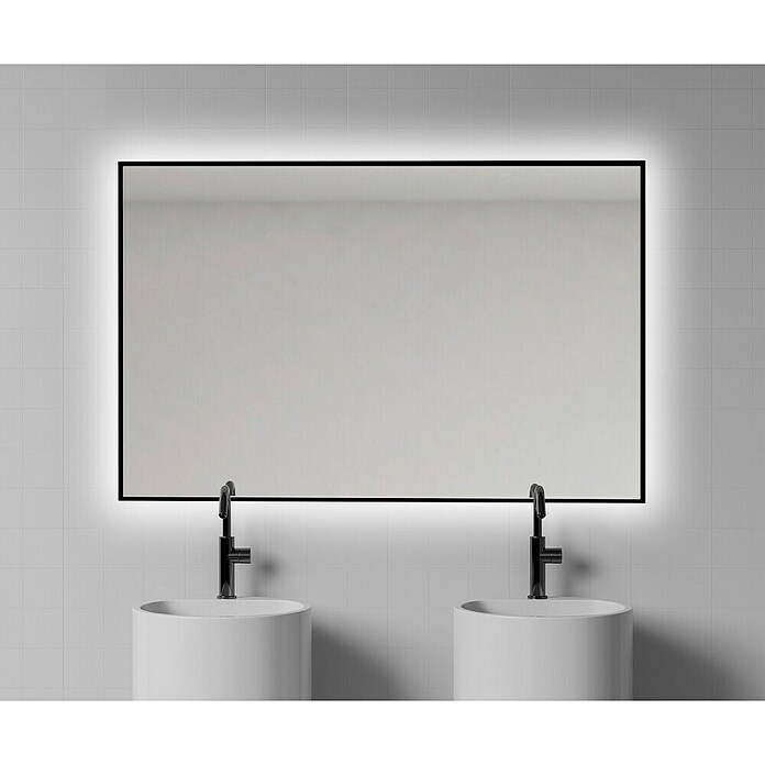 Bath Stage Espejo con luz B-951 (80 x 100 cm, Blanco frío) | BAUHAUS