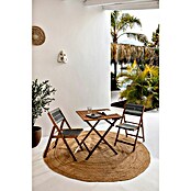 Conjunto de muebles de balcón Santorini (3 pzs., Madera de acacia/Cuerda sintética, Marrón/Gris) | BAUHAUS