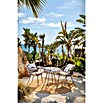 Sunfun Conjunto de muebles Gina (3 pzs., Acero/Cuerda sintética, Beige/Gris) | BAUHAUS
