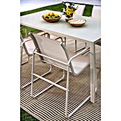 Conjunto de muebles Bicoir (5 pzs., Acero/Textiline, Beige) | BAUHAUS