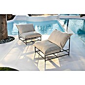 Sunfun Sillón de jardín Lumi (An x Pr x Al: 103,5 x 87 x 71,5 cm, Antracita/Gris, Textiline/Acero) | BAUHAUS