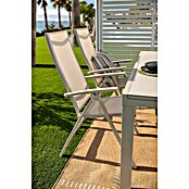 Sunfun Maja Sillón de posiciones (Aluminio, Respaldo regulable, Beige, An x Pr x Al: 61 x 68 x 110 cm) | BAUHAUS