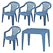 Progarden Kinder-Gartenmöbel-Set (Blau, Kunststoff) | BAUHAUS
