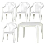 Progarden Kinder-Gartenmöbel-Set (Weiß, Kunststoff) | BAUHAUS