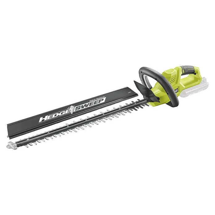 Ryobi Max Power Akku-Heckenschere RY36HT60A - 36 V, Li-Ionen, Ohne Akku, Schnittlänge: 60 cm - Grüne und schwarze Akku-Heckenschere mit langer Metallklinge und abnehmbarem „Hedge Sweep“ Laubsammler.