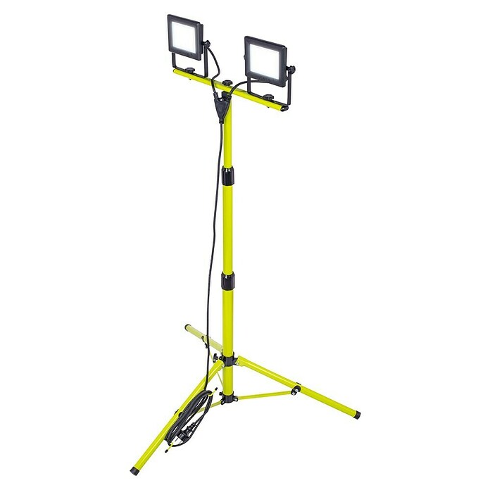 Luceco Proyector LED con trípode Eco Slimline (60 W, 2.400 lm, 5.000 K, L x An x Al: 86 x 86 x 169 cm, IP65) | BAUHAUS