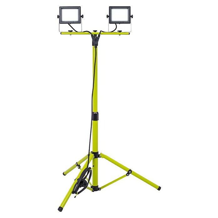 Luceco Proyector LED con trípode Eco Slimline (60 W, 2.400 lm, 5.000 K, L x An x Al: 86 x 86 x 169 cm, IP65) | BAUHAUS