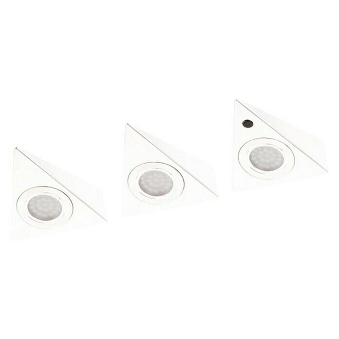 Müller-Licht LED-Unterbauleuchte Trios Sensor white (7,5 W, Infrarotbewegungssensor, L x B x H: 14,5 x 12,5 x 5 cm, Weiß)