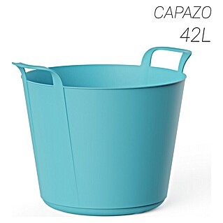 Plastiken Capazo multiusos (42 l, Azul, Polietileno)