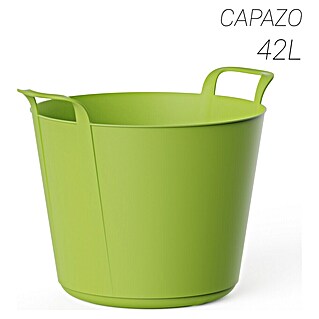 Plastiken Capazo multiusos (42 l, Pistacho, Polietileno)