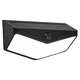 Lutec Aplique solar LED para exterior Wings (Potencia por luz: 3,7 W, Blanco frío, Temperatura del color: 5.000 K, 500 lm, Sensor crepuscular)