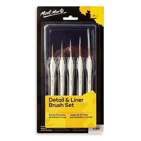 Mont Marte  Effektpinsel-Set  Signature Detail & Liner
