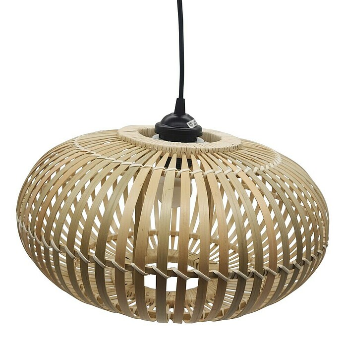 Sunfun Lámpara colgante redonda Bali (Ø x Al: 36 x 20 cm, Bambú) | BAUHAUS